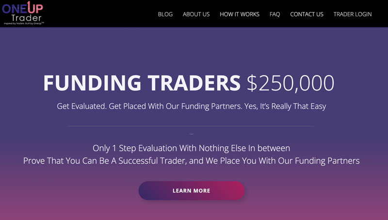 oneup trader funding program