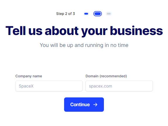 jarvis ai requesting information about your business