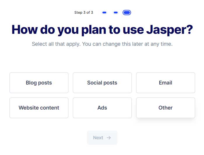 how do you plan to use jasper